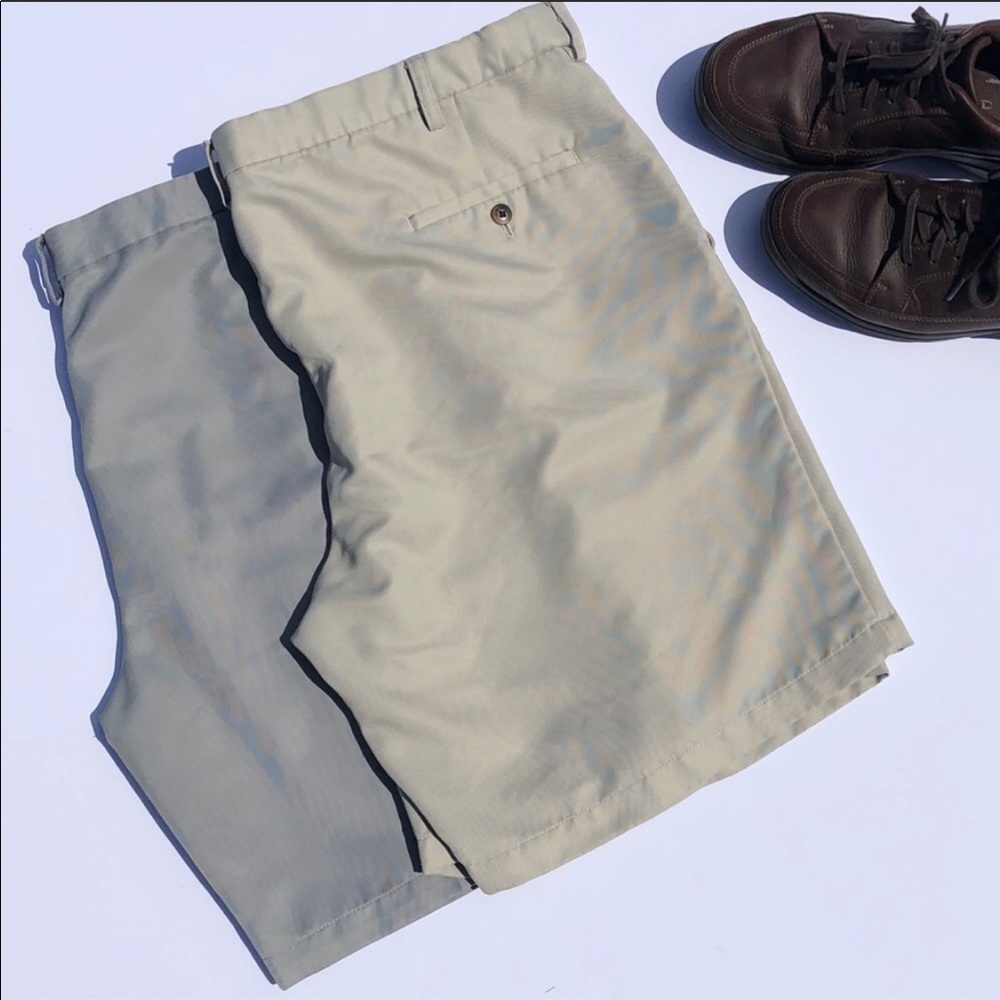 2 pairs Haggar Cool 18 men’s shorts